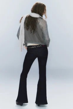 Weekday FLARE LOW WAIST FLARED SKINNY JEANS extra blue rinse Best Sale