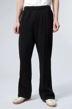 Weekday FLARED LOOSE FIT SWEATPANTS black Cheap
