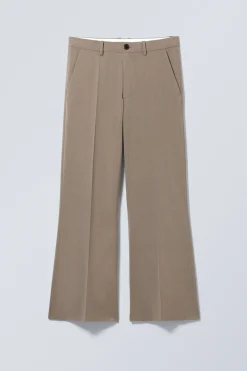 Weekday FLARED SUIT TROUSERS dark mole Best