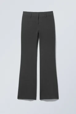 Weekday FLARED SUITING TROUSERS dark grey Discount