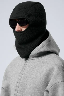 Weekday FLEECE BALACLAVA black Outlet
