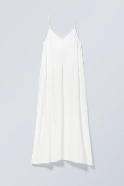 Weekday FLOWY MAXI DRESS white Sale