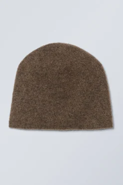 Weekday FLUFFY BEANIE dark mole Best Sale