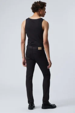 Weekday FRIDAY SKINNY SLIM LEG JEANS black Discount