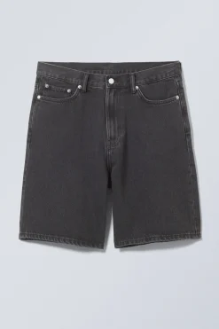 Weekday GALAXY DENIM SHORTS tuned black Best Sale
