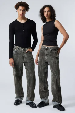 Weekday GALAXY LOOSE STRAIGHT JEANS odd blue Clearance