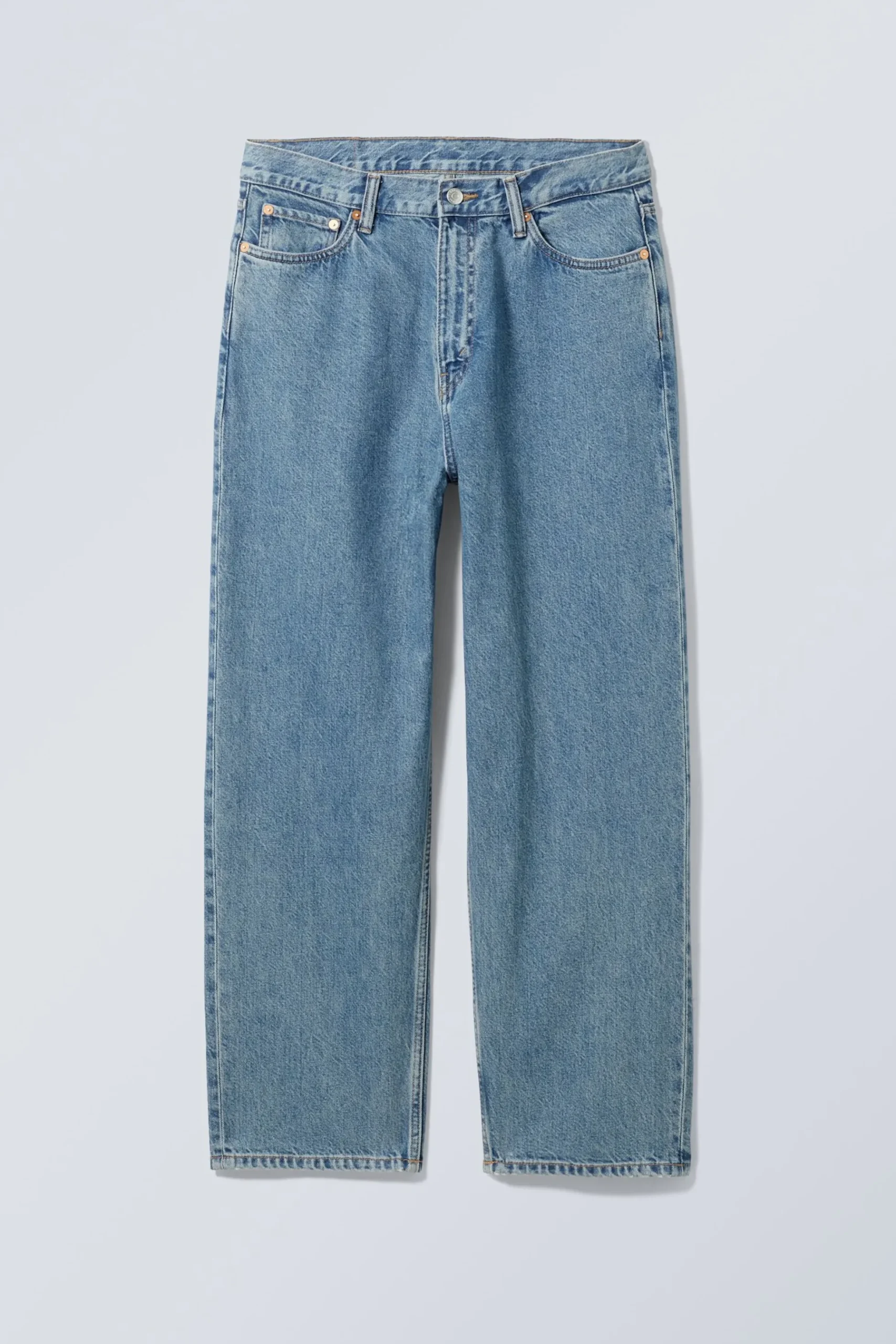 Weekday GALAXY LOOSE STRAIGHT LEG JEANS 90s blue medium blue Store