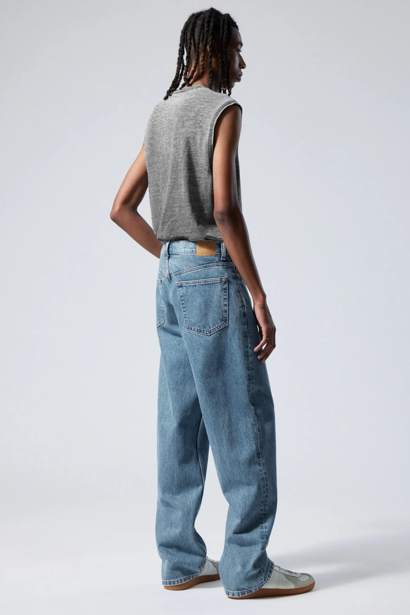Weekday GALAXY LOOSE STRAIGHT LEG JEANS 90s blue medium blue Store