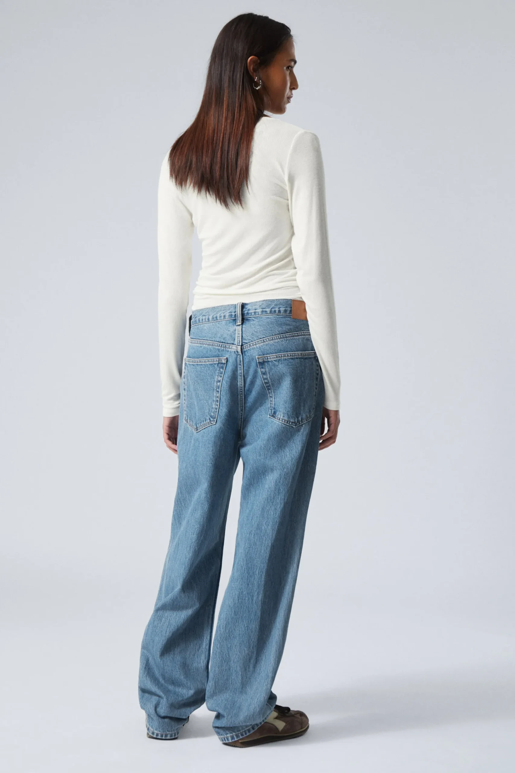Weekday GALAXY LOOSE STRAIGHT LEG JEANS 90s blue medium blue Store