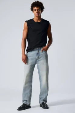 Weekday GALAXY LOOSE STRAIGHT LEG JEANS aeon blue light blue Best Sale
