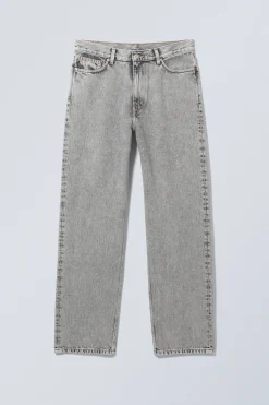 Weekday GALAXY LOOSE STRAIGHT LEG JEANS monolith grey light grey Flash Sale