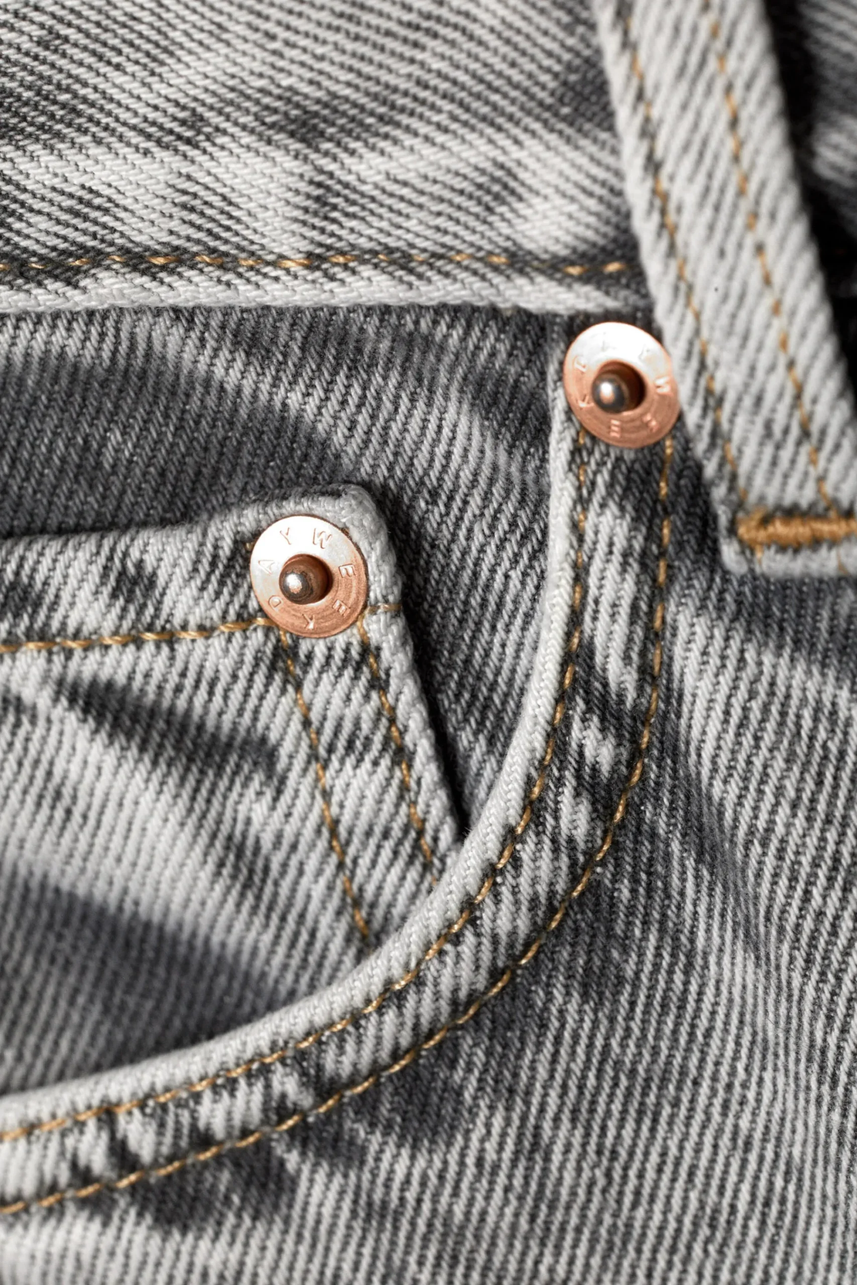 Weekday GALAXY LOOSE STRAIGHT LEG JEANS monolith grey light grey Flash Sale