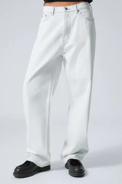 Weekday GALAXY LOOSE STRAIGHT LEG JEANS ice blue light blue Cheap