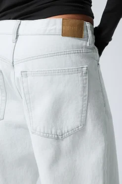 Weekday GALAXY LOOSE STRAIGHT LEG JEANS ice blue light blue Cheap