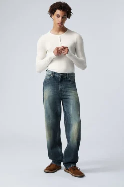 Weekday GALAXY LOOSE STRAIGHT LEG JEANS gasoline blue medium blue Discount