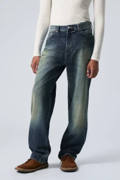 Weekday GALAXY LOOSE STRAIGHT LEG JEANS gasoline blue medium blue Discount