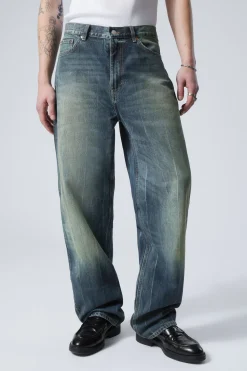 Weekday GALAXY LOOSE STRAIGHT LEG JEANS gasoline blue medium blue Discount
