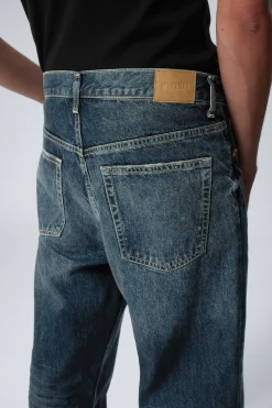 Weekday GALAXY LOOSE STRAIGHT LEG JEANS moss blue Discount