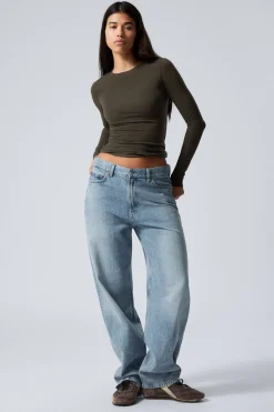 Weekday GALAXY LOOSE STRAIGHT LEG JEANS blue fade medium blue Outlet