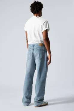 Weekday GALAXY LOOSE STRAIGHT LEG JEANS blue fade medium blue Outlet