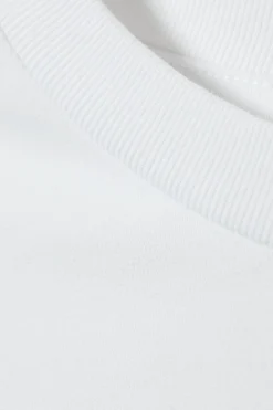 Weekday GREAT BOXY HEAVYWEIGHT T-SHIRT white Clearance