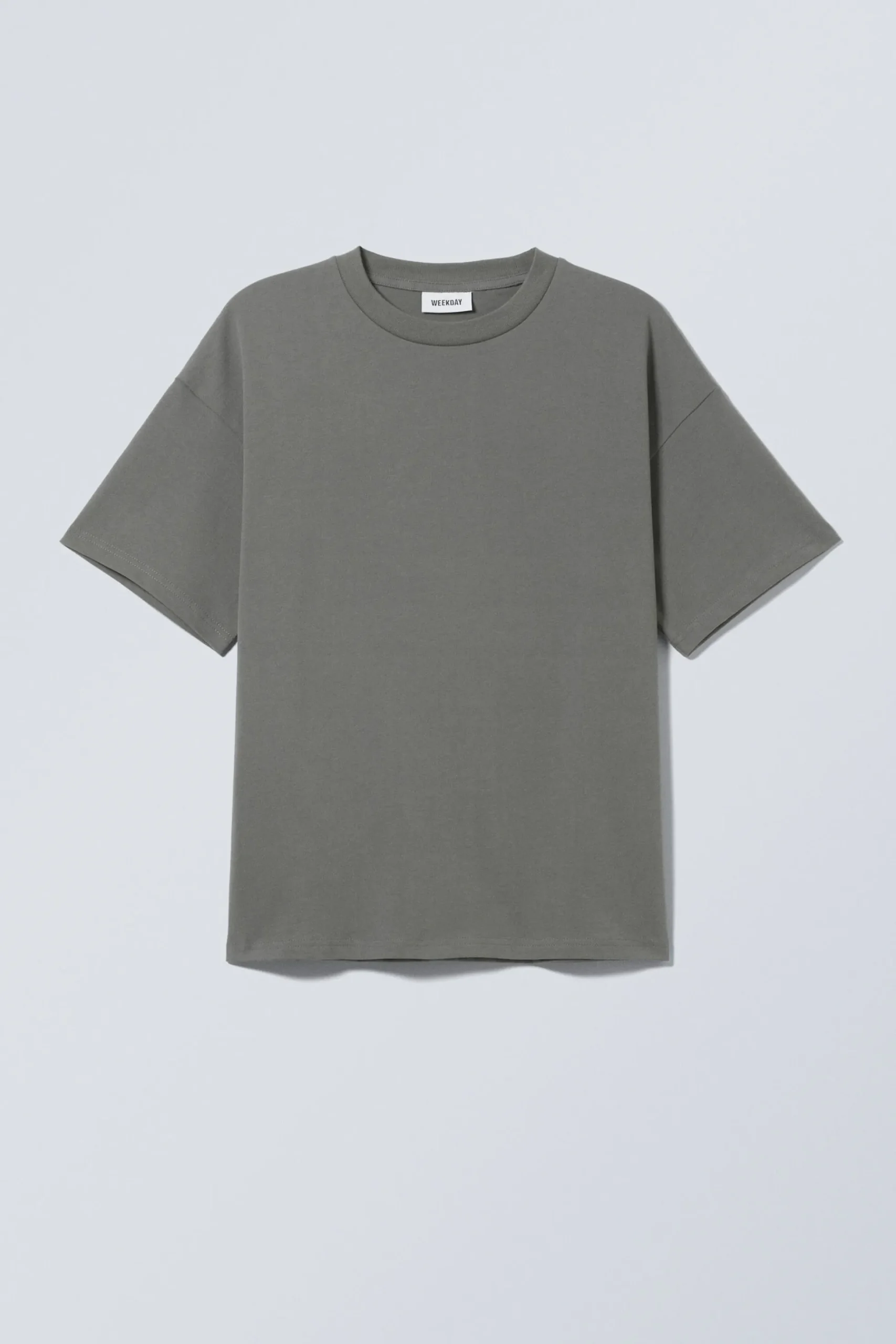 Weekday GREAT BOXY HEAVYWEIGHT T-SHIRT dark grey Best Sale