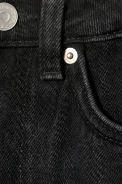 Weekday HALO CURVE HIGH WAISTED REGULAR WIDE LEG JEANS tuned black black Flash Sale