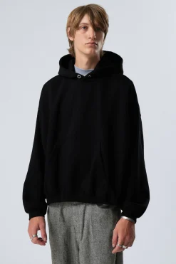 Weekday HEAVYWEIGHT HOODIE black Cheap