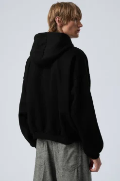 Weekday HEAVYWEIGHT HOODIE black Cheap