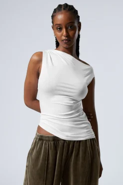 Weekday HERA DRAPE TOP white Outlet
