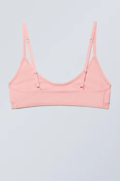 Weekday INEZ SCOOPED COTTON BRALETTE light pink Flash Sale