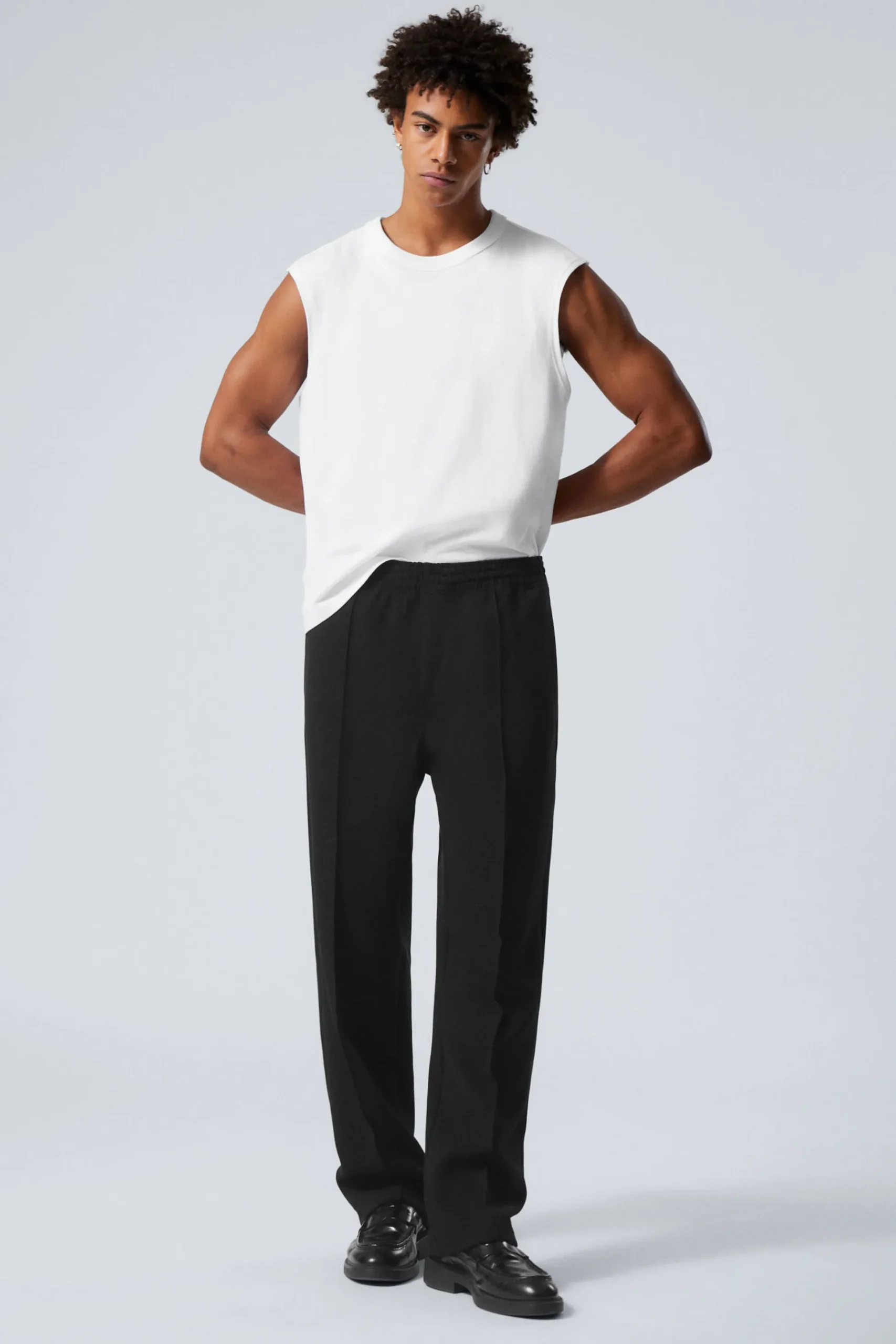 Weekday KEN TRACKSUIT PANTS black Store
