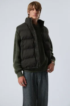 Weekday KIP PUFFER VEST black Fashion