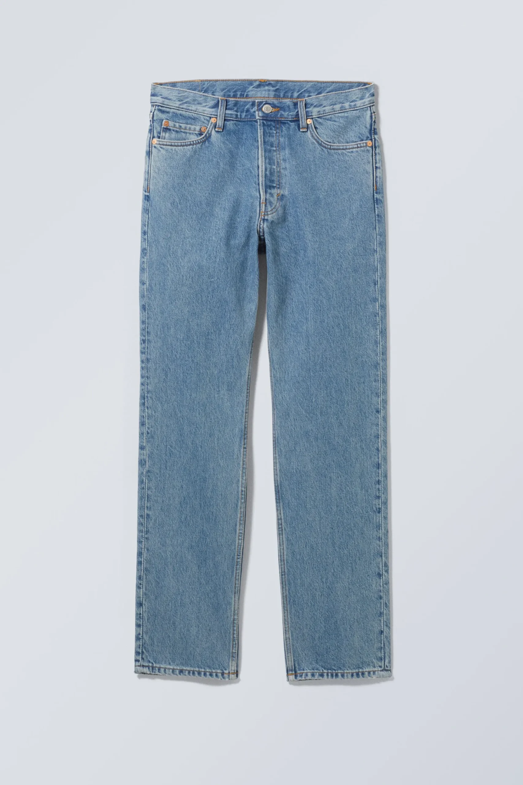 Weekday KLEAN REGULAR STRAIGHT LEG JEANS 90s blue medium blue Fashion