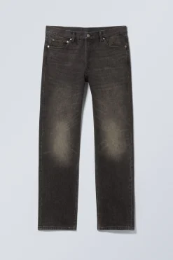 Weekday KLEAN REGULAR STRAIGHT LEG JEANS deep night black Outlet