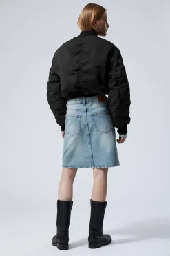 Weekday KNEE LENGTH DENIM SKIRT aeon blue Store