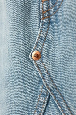 Weekday KNEE LENGTH DENIM SKIRT aeon blue Store