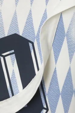 Weekday LARGE MERCH TOTE BAG white & blue fantazy fc Discount