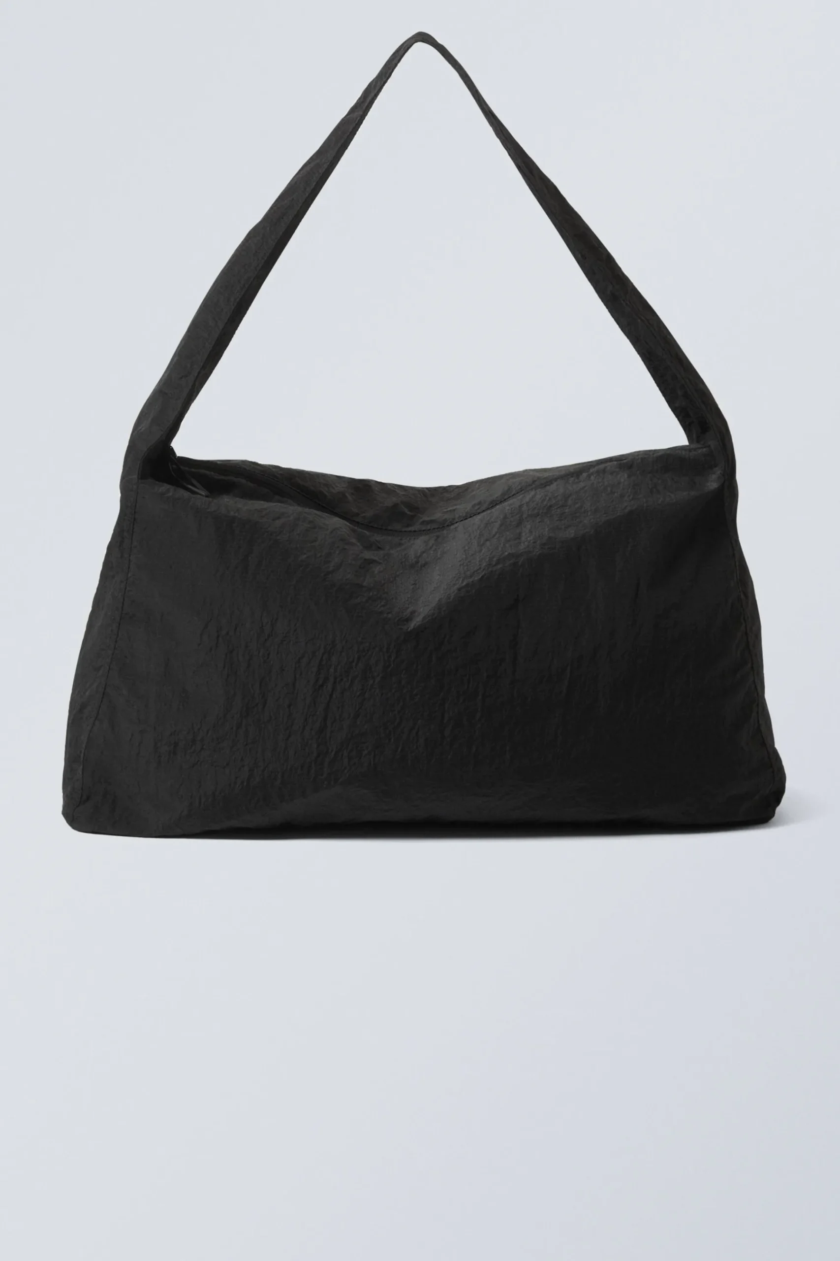 Weekday LARGE RIPSTOP SHOULDER BAG black Cheap