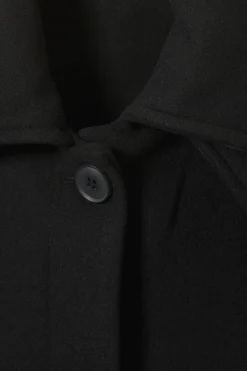 Weekday LONG OVERSIZED WOOL-BLEND COAT black Best Sale