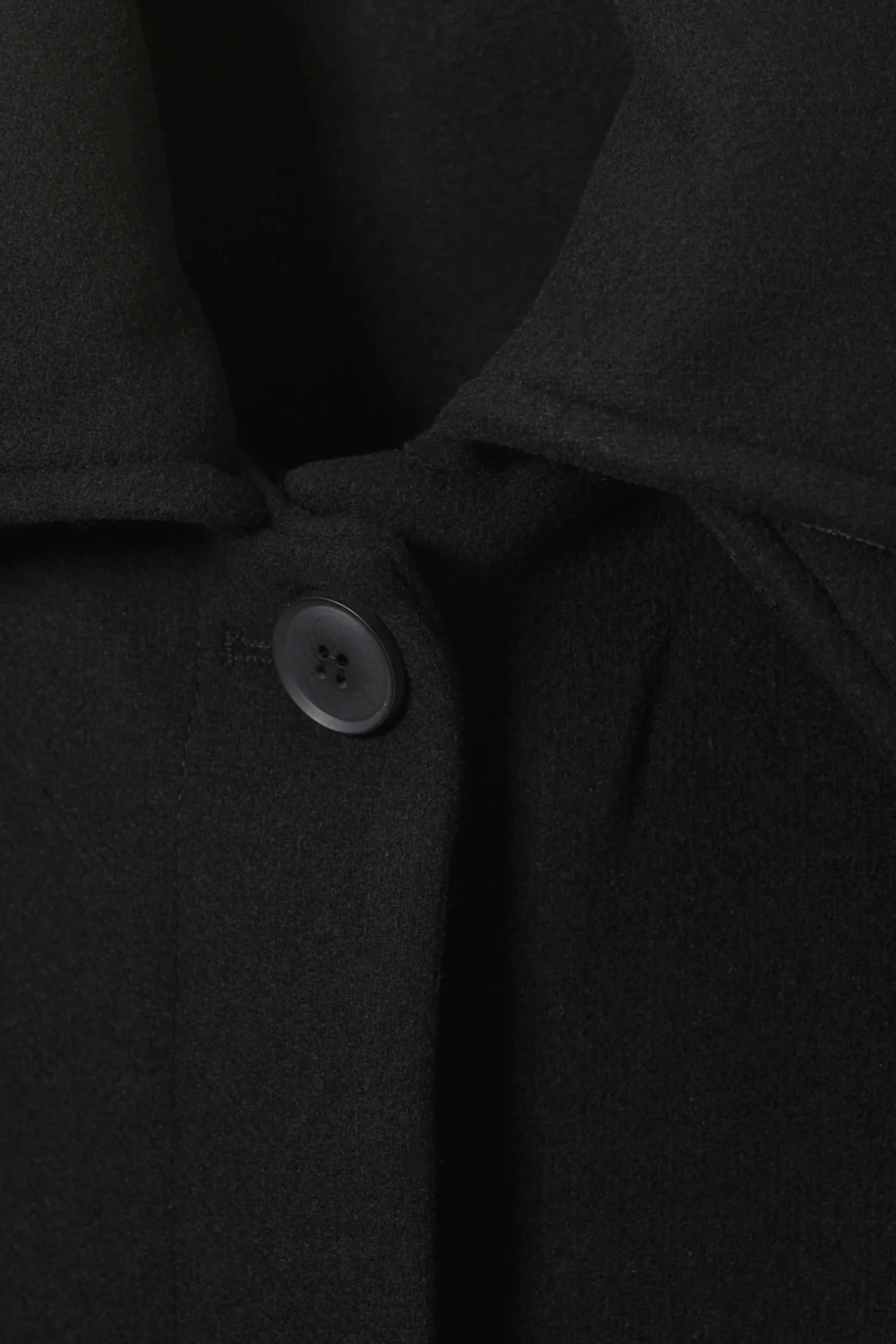 Weekday LONG OVERSIZED WOOL-BLEND COAT black Best Sale