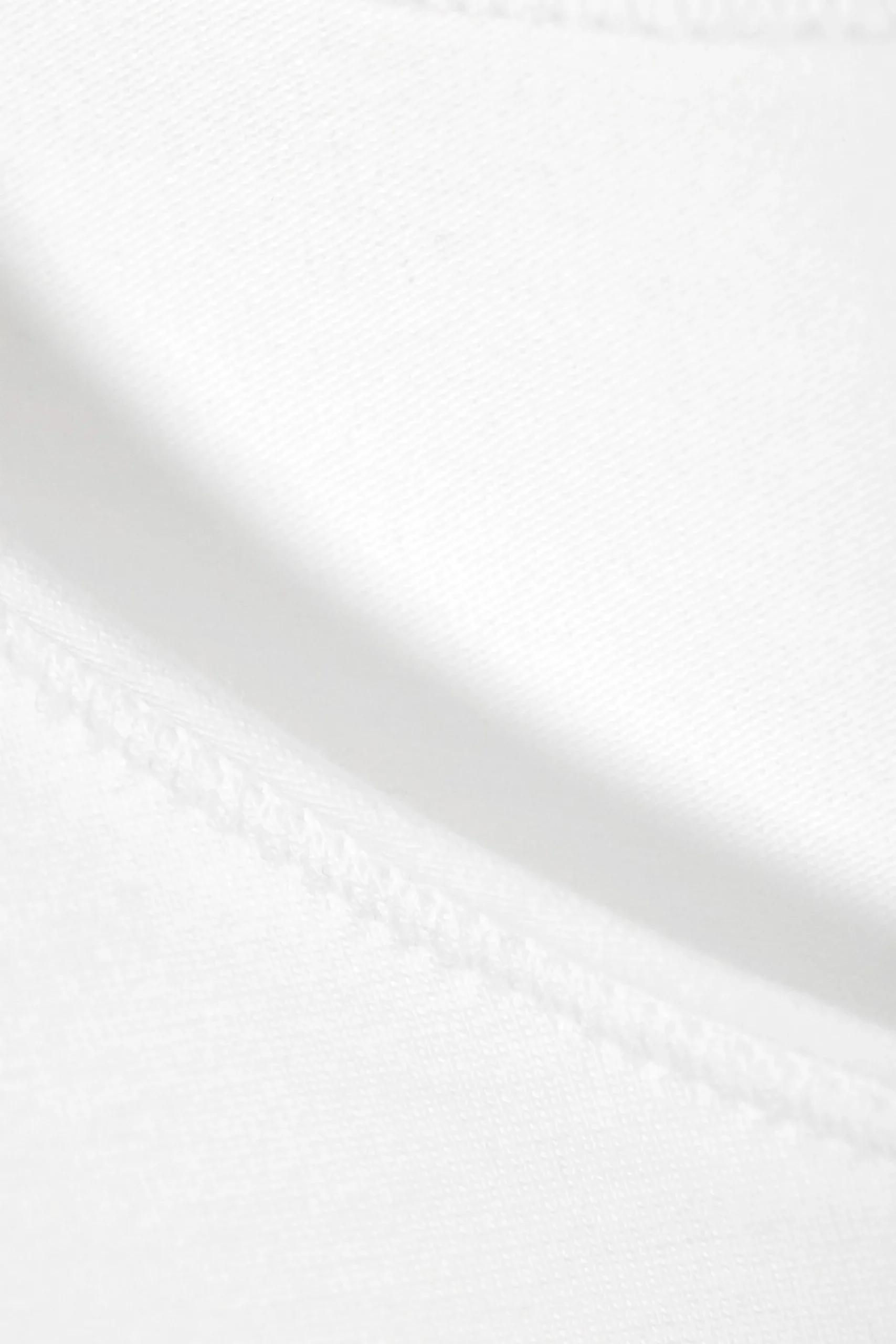 Weekday LONG SLEEVE COTTON TOP white Clearance