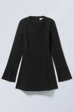 Weekday LONG SLEEVE MINI DRESS black Outlet