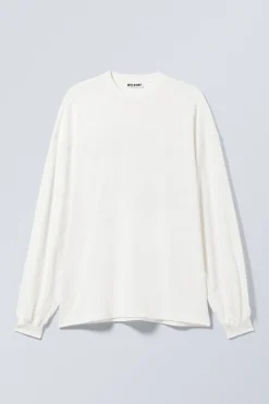 Weekday LONG-SLEEVED OVERSIZED PRINTED T-SHIRT white Outlet
