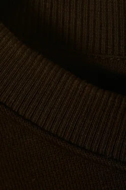 Weekday LONG-SLEEVED OVERSIZED SWEATSHIRT dark brown Cheap