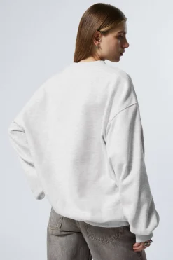 Weekday LONG-SLEEVED OVERSIZED SWEATSHIRT light grey Best Sale