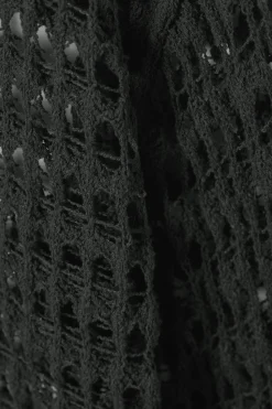Weekday LOOSE FIT OPEN-KNIT SWEATER dark grey Sale