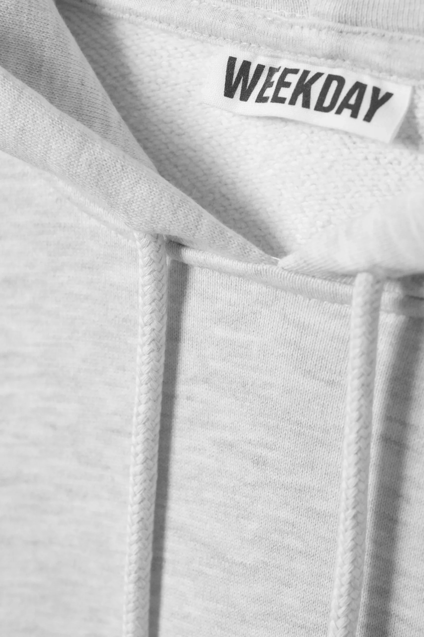 Weekday LOOSE HEAVYWEIGHT HOODIE light grey New