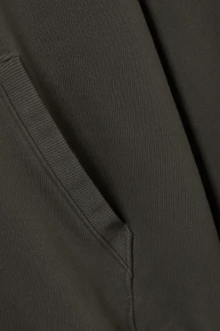 Weekday LOOSE HEAVYWEIGHT ZIP HOODIE dark grey Best
