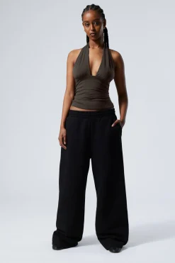 Weekday LOOSE LONG HEAVYWEIGHT SWEATPANTS black Flash Sale